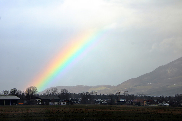 Sturmfront über Hallein