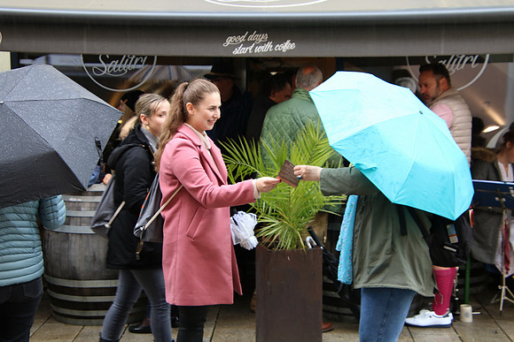 Promotionteam von Easystaff unterwegs