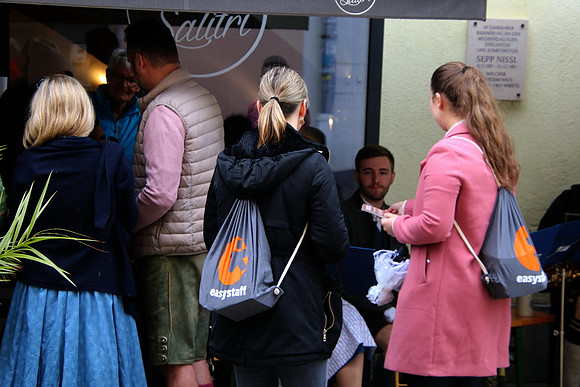 Promotionteam von Easystaff unterwegs