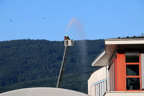 Großbrand bei Emco Hallein
