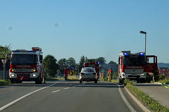 Großbrand bei Emco Hallein