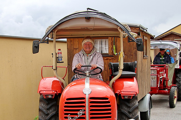 Urlaub mit dem Traktor