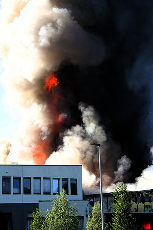 Großbrand bei Emco Hallein