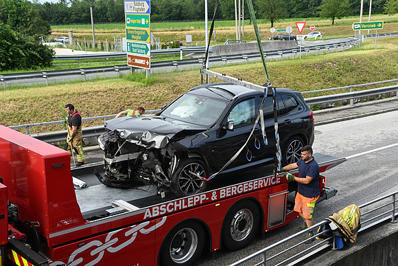 Schwerer Unfall in der Franz-Brötzner-Straße