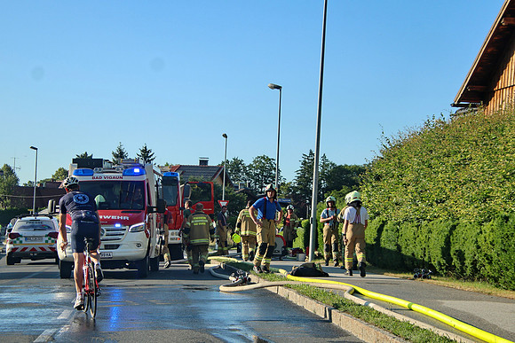 Großbrand bei Emco Hallein