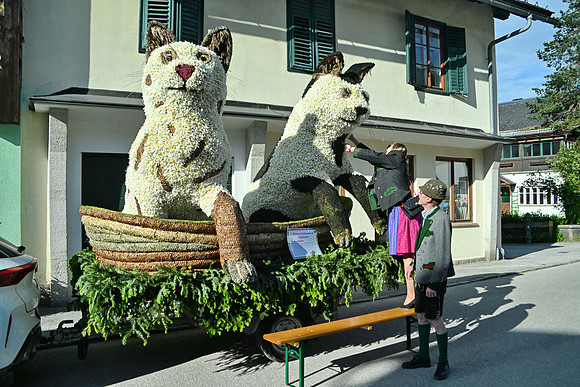 Bootskorso in Altaussee