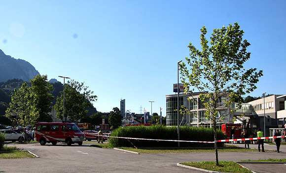 Großbrand bei Emco Hallein