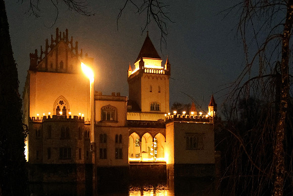 Turmblasen auf Schloss Anif