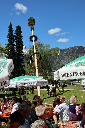Maibaumaufstellen der LJ Großgmain