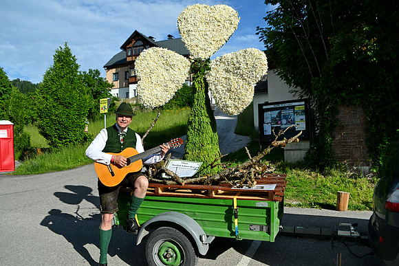 Bootskorso in Altaussee
