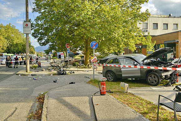 Schwerer PKW Unfall in Salzburg