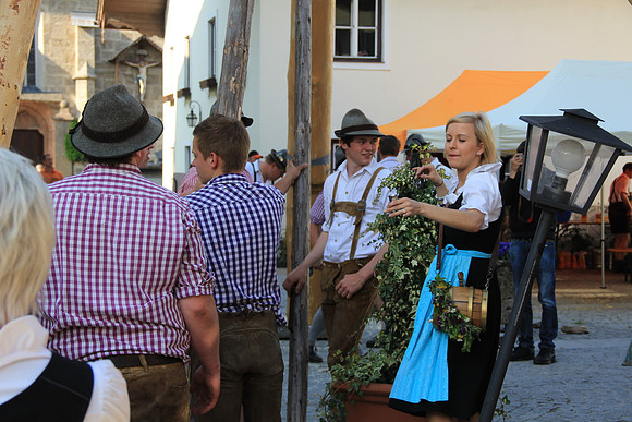 01.05.2014 Maibaumaufstellen Bad Vigaun